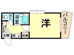 ハッピー稲野マンションの間取り画像