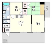 サンロイヤル唐櫃の間取り画像
