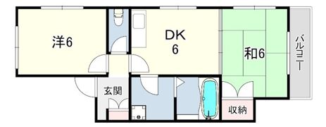 ハイムリバティ2の間取り画像