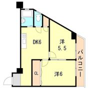 三葉ハイツの間取り画像