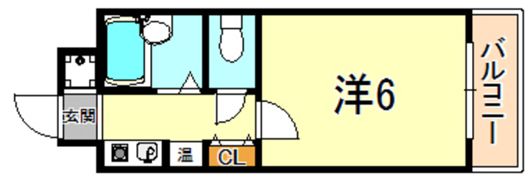 香川ハイツ御影イーストの間取り画像