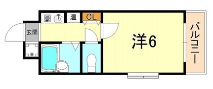 香川ハイツ御影イーストの間取り画像