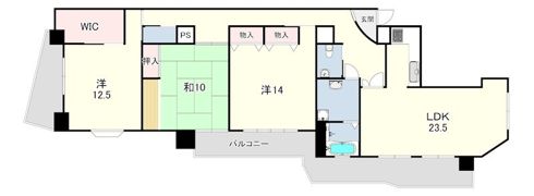 メグロ山手ビルの間取り画像