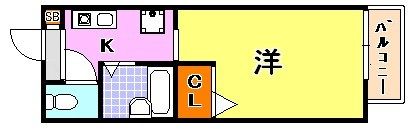 メゾン熊内橋の間取り画像