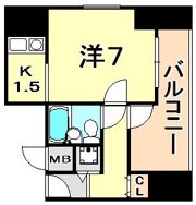 藤和シティホームズ新神戸の間取り画像