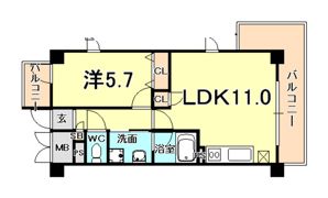 メゾンエクセランの間取り画像