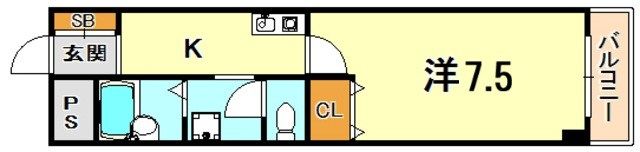 VILLA WEST ROKKOの間取り画像