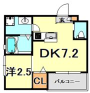 ワコーレヴィータ篠原南町の間取り画像