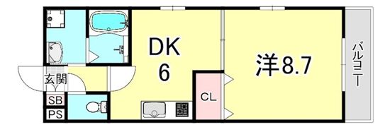 シャルマン御屋敷通の間取り画像