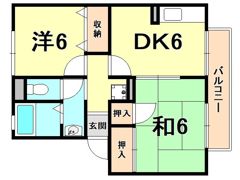 セジュール大谷の間取り画像