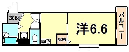ルミナリー武庫之荘の間取り画像