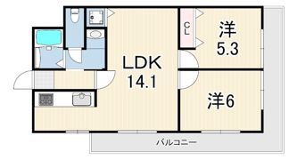 シャトード本山の間取り画像