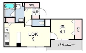 アクシア伊丹中央の間取り画像