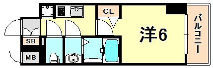 プレサンス神戸元町ベルシオンの間取り画像