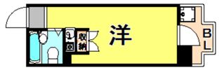 ネオダイキョー三宮の間取り画像