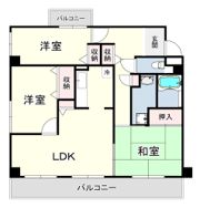 ラヴィーヌ芦屋の間取り画像