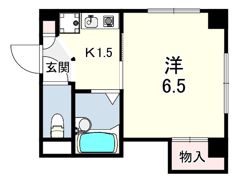 峰住吉ハイツの間取り画像
