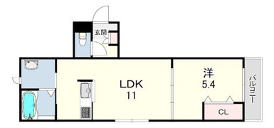 ホワイトメゾン御影の間取り画像
