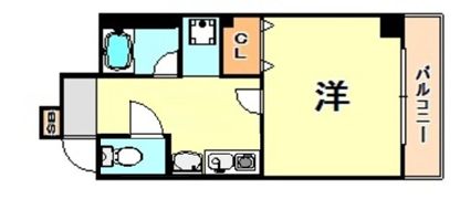 Sキューブほんまちの間取り画像