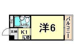 プリエール名神尼崎の間取り画像