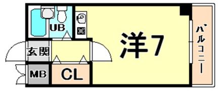 ユニテソリステ鳴尾の間取り画像