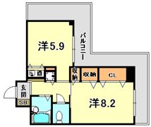 ブルームライフ兵庫の間取り画像