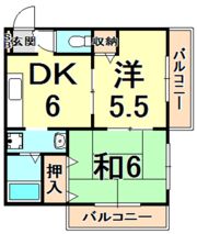 グリーンフォレスト西宮7の間取り画像