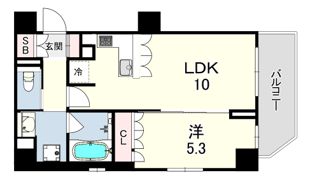 リーガル神戸三宮2の間取り画像