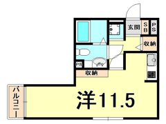 セジュール夙川の間取り画像