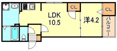 FLIO明石中央の間取り画像