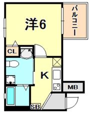 ワコーレヴィータ神戸中山手の間取り画像