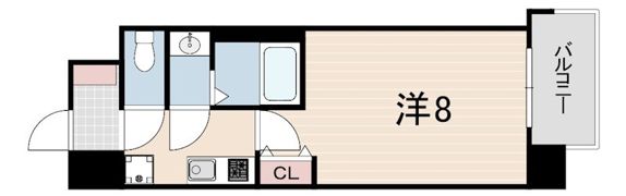 リヴィアス神戸SOLEILの間取り画像