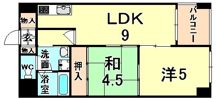 サンコート東難波の間取り画像