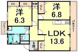 パンノアールの間取り画像