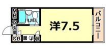 サンロイヤル鳴尾の間取り画像