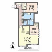 セントリビエ松園町の間取り画像