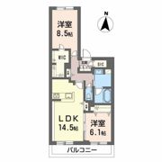 セントリビエ松園町の間取り画像