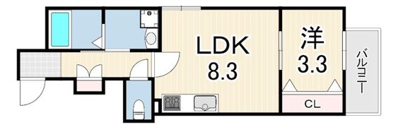 リミナ元町山手の間取り画像