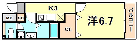 フローリスト二宮の間取り画像