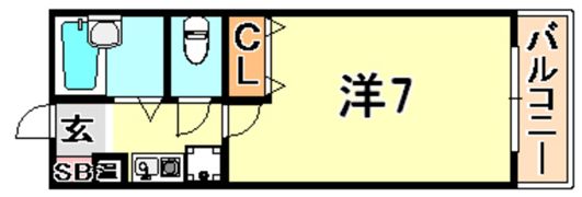 エルマール御影の間取り画像
