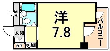 ジョイフル北武庫之荘の間取り画像
