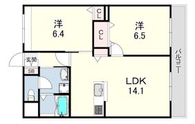 （仮称）瓦宮アリビオの間取り画像