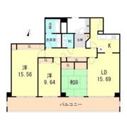 芦屋ロイヤルホームズの間取り画像