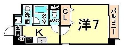 フェアリーメゾン浜の間取り画像