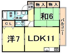 グレース能登の間取り画像