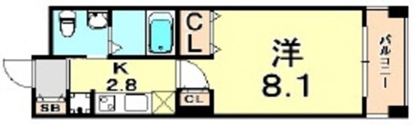 トルチェ元町山手の間取り画像