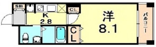 トルチェ元町山手の間取り画像