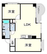 芦屋パレエレガンスの間取り画像