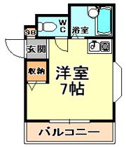 ヴォーヌング甲南の間取り画像