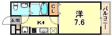 セレブ岡本の間取り画像